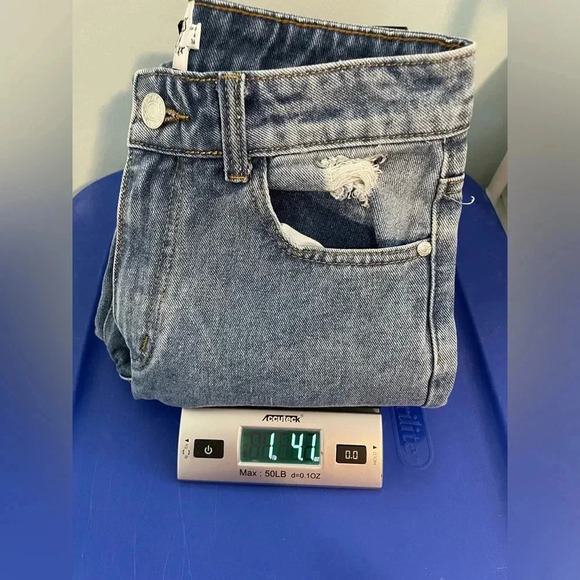 Princess Polly Size‎ 4 distressed denim Women’s Jeans B12 - Picture 7 of 9